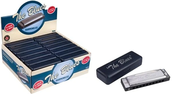 THE BLUES HARMONICA POP DISPLAY - 28PCS