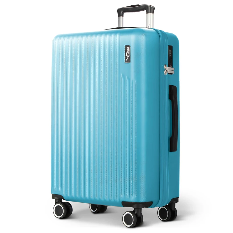 LUGG 28inch Vacay Suitcase ABS Luggage with TSA Indent Lock, Aluminium Trolley Handle, 360° Spinner Wheels, Water-Resistant & Durable Material - Airline Compatible (75 x 30 x 49cm)