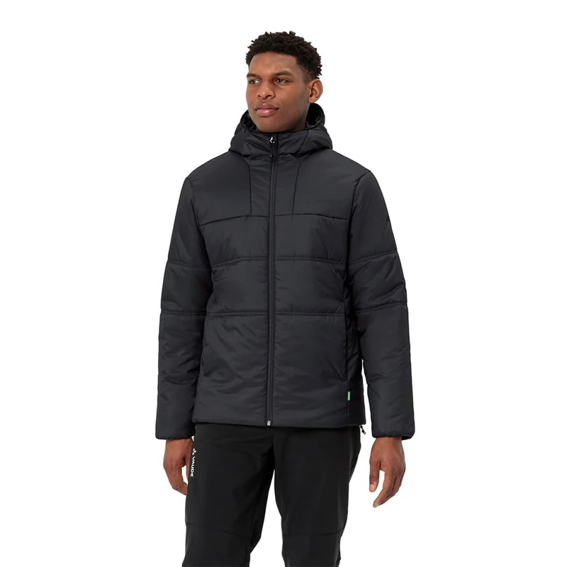 VAUDE Men's Neyland Hooded Insulation Jacket, Black, M
