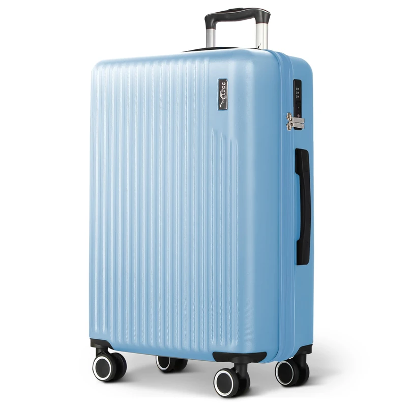 LUGG 28inch Vacay Suitcase ABS Luggage with TSA Indent Lock, Aluminium Trolley Handle, 360° Spinner Wheels, Water-Resistant & Durable Material - Airline Compatible (76.5 x 30 x 50.5cm)