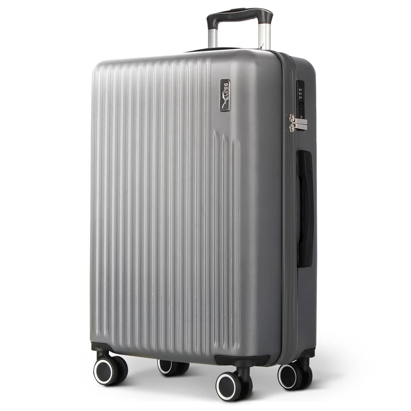 LUGG 28inch Vacay Suitcase ABS Luggage with TSA Indent Lock, Aluminium Trolley Handle, 360° Spinner Wheels, Water-Resistant & Durable Material - Airline Compatible (76.5 x 30 x 50.5cm)