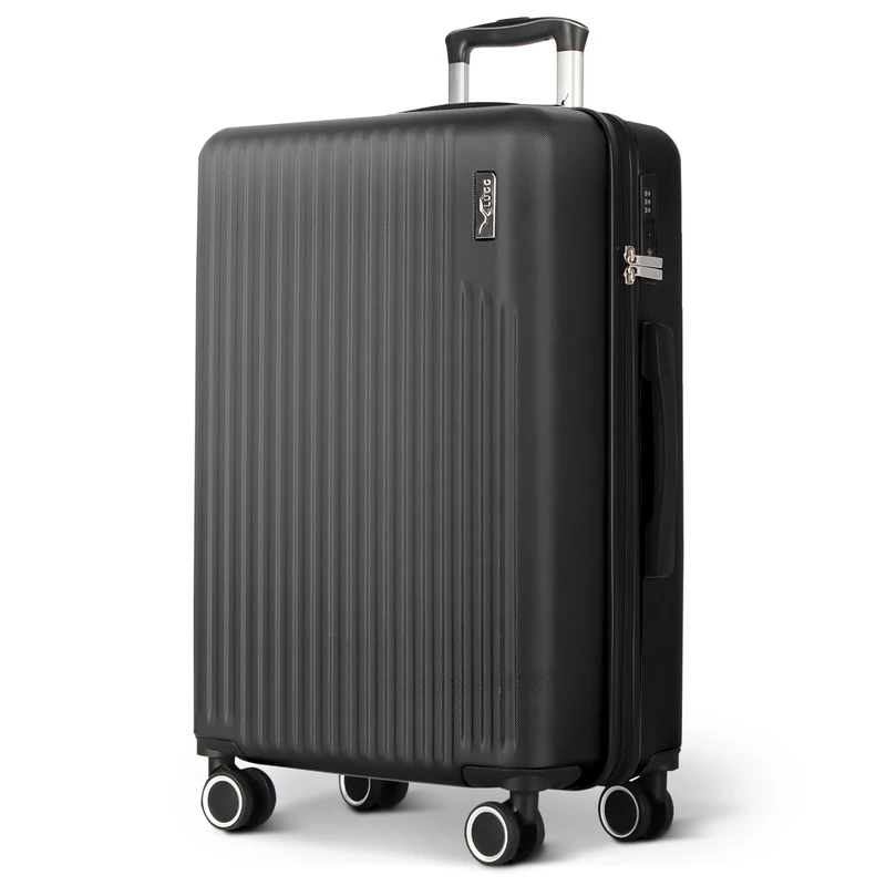 LUGG 28inch Vacay Suitcase ABS Luggage with TSA Indent Lock, Aluminium Trolley Handle, 360° Spinner Wheels, Water-Resistant & Durable Material - Airline Compatible (76.5 x 30 x 50.5cm)