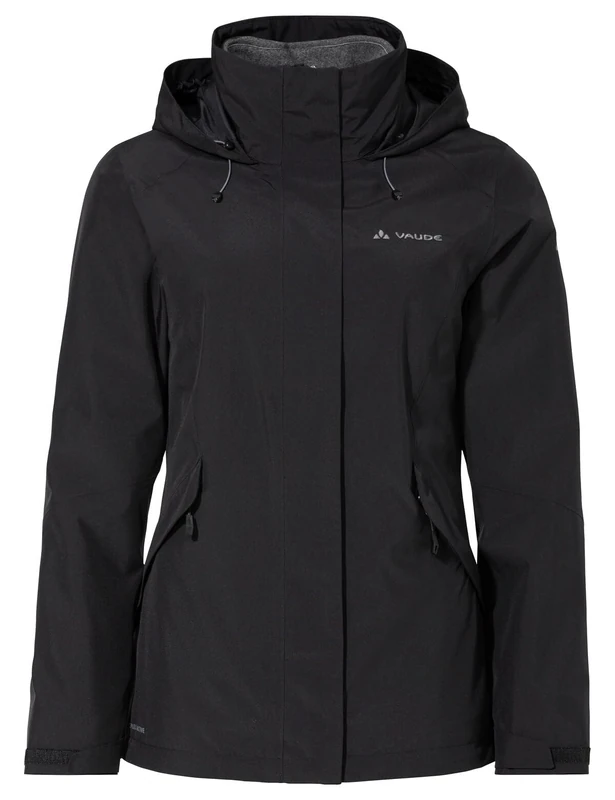 Vaude Women's Rosemoor 3-in-1 Jacket II Double, Black, 42