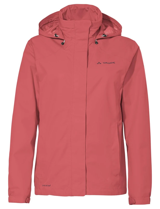 VAUDE Women's Escape Light Jacket rain, Brick, 34 (EU)