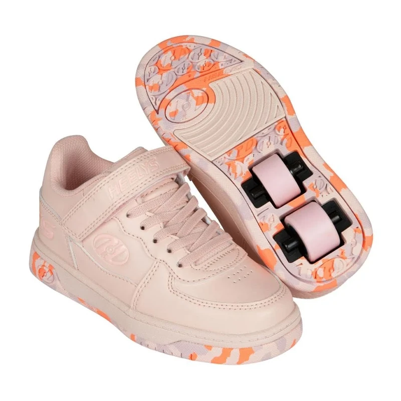 Heelys X2 Rezerve X2 (HE00409680) Wheeled Shoe, Light Pink/Pink Confetti, Child, 11