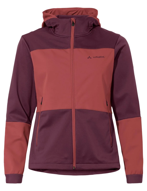 VAUDE Women's Qimsa Hooded Softshell Jacket, Blackcurrant, 40