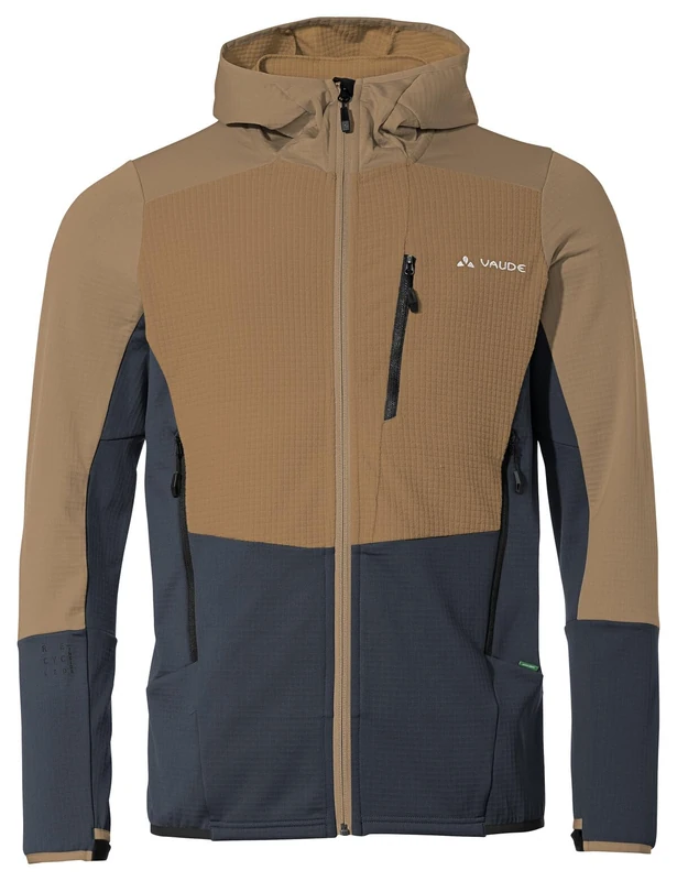 Vaude Men's Monviso Hooded Grid Fleece Jacket