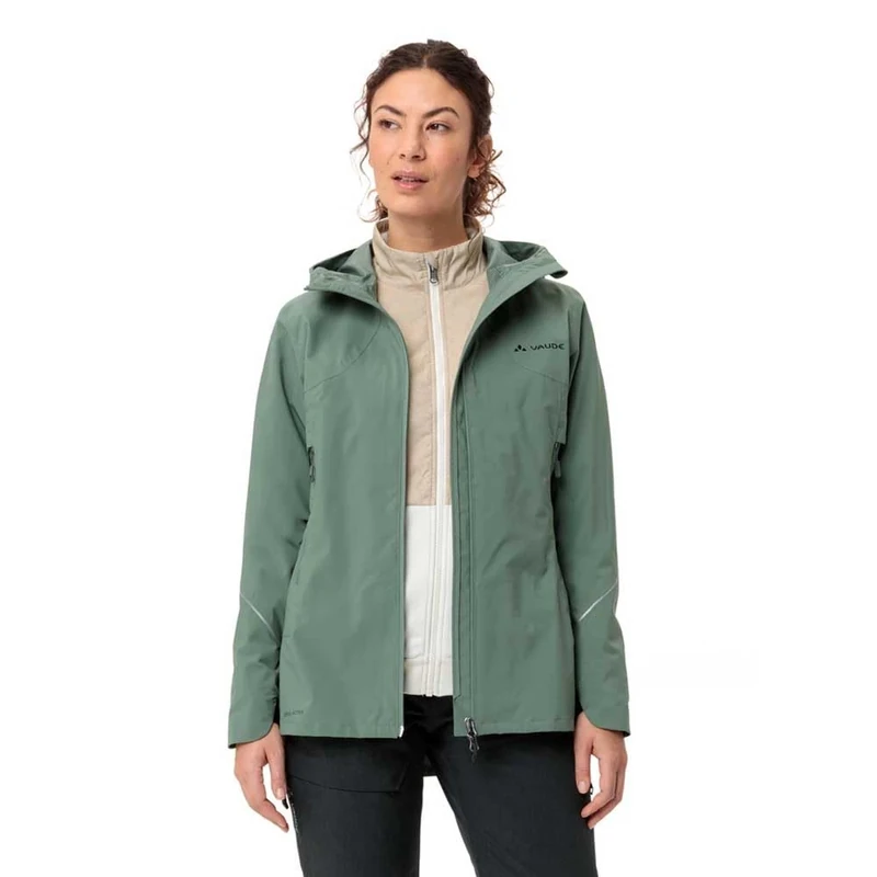 VAUDE Women's Yaras 3-in-1 Jacket Double, Agave, 38