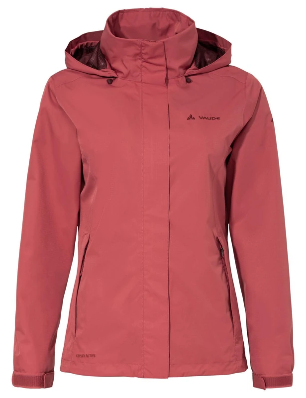VAUDE Women's Escape Light Jacket rain, Brick, 50 (EU)