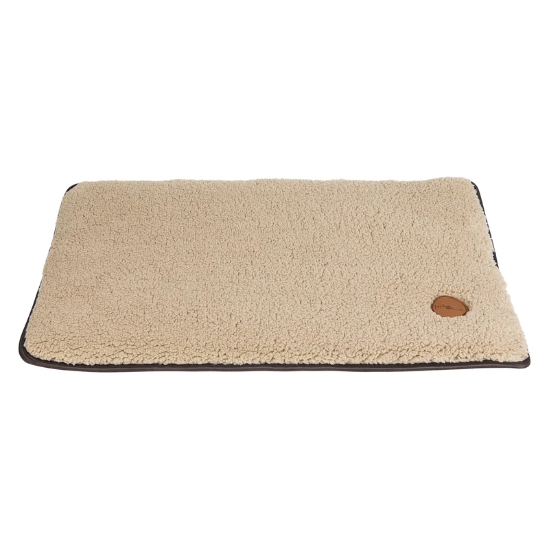 JACK AND VANILLA - Brooklyn Dog Cage Cushion - Durable Bed and Basket Sleeping Mat, Comfort for Small to Large Dogs - Beige, XXL, 119 x 73 cm