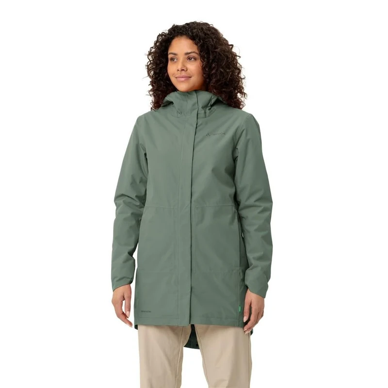 VAUDE Women's Cyclist Padded Parka Ii Jacket, Agave, 38