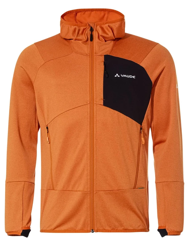 VAUDE Men's Monviso Fleece Jacket II, Kumquat, S - Image 1