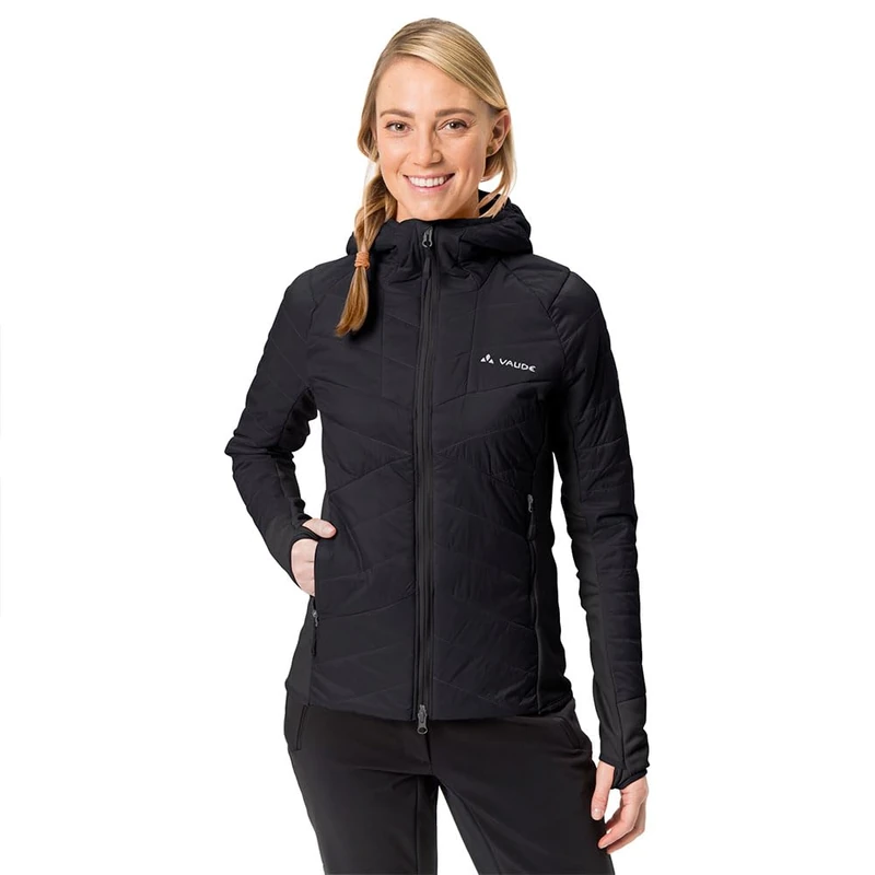 VAUDE Women's Sesvenna Jacket Iv, Black/Black, 38 - Image 1