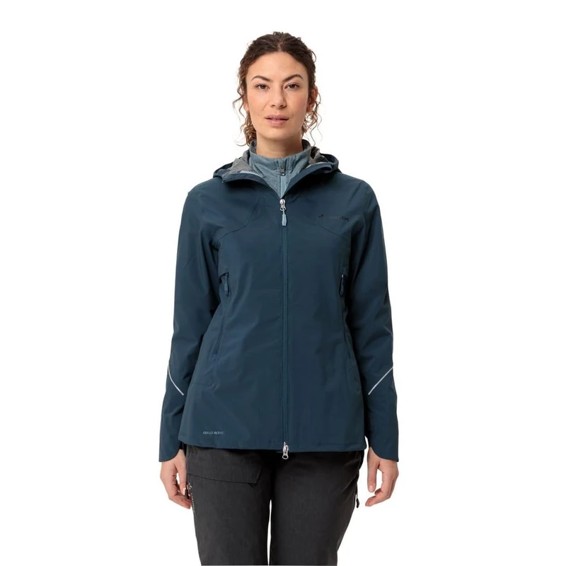 Vaude Women's Yaras 3-in-1 Jacket Double, Dark Sea/Blue, 40