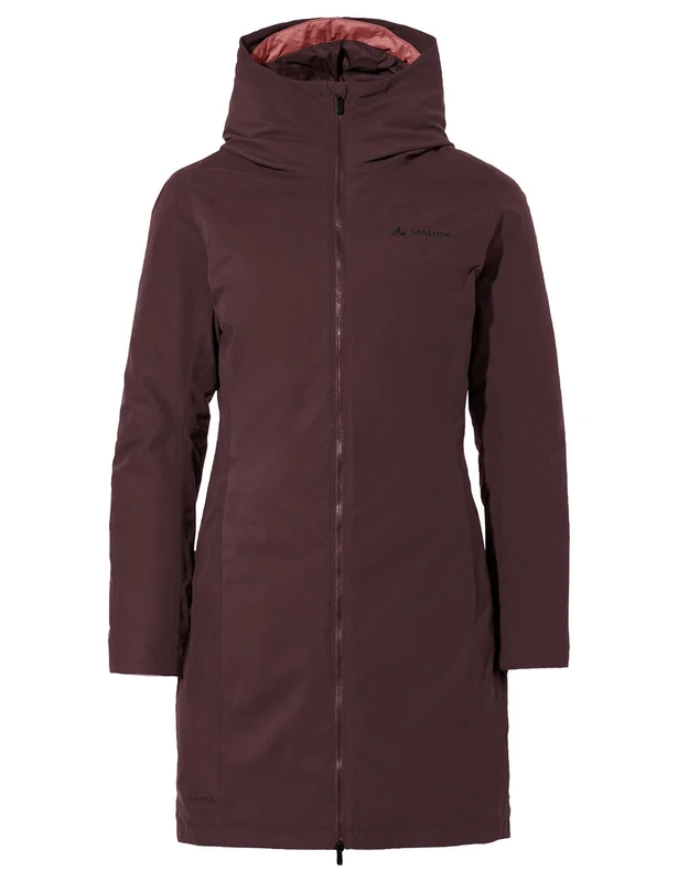 VAUDE Women's Annecy 3-in-1 Coat III Double Jacket, Dark Oak, 38