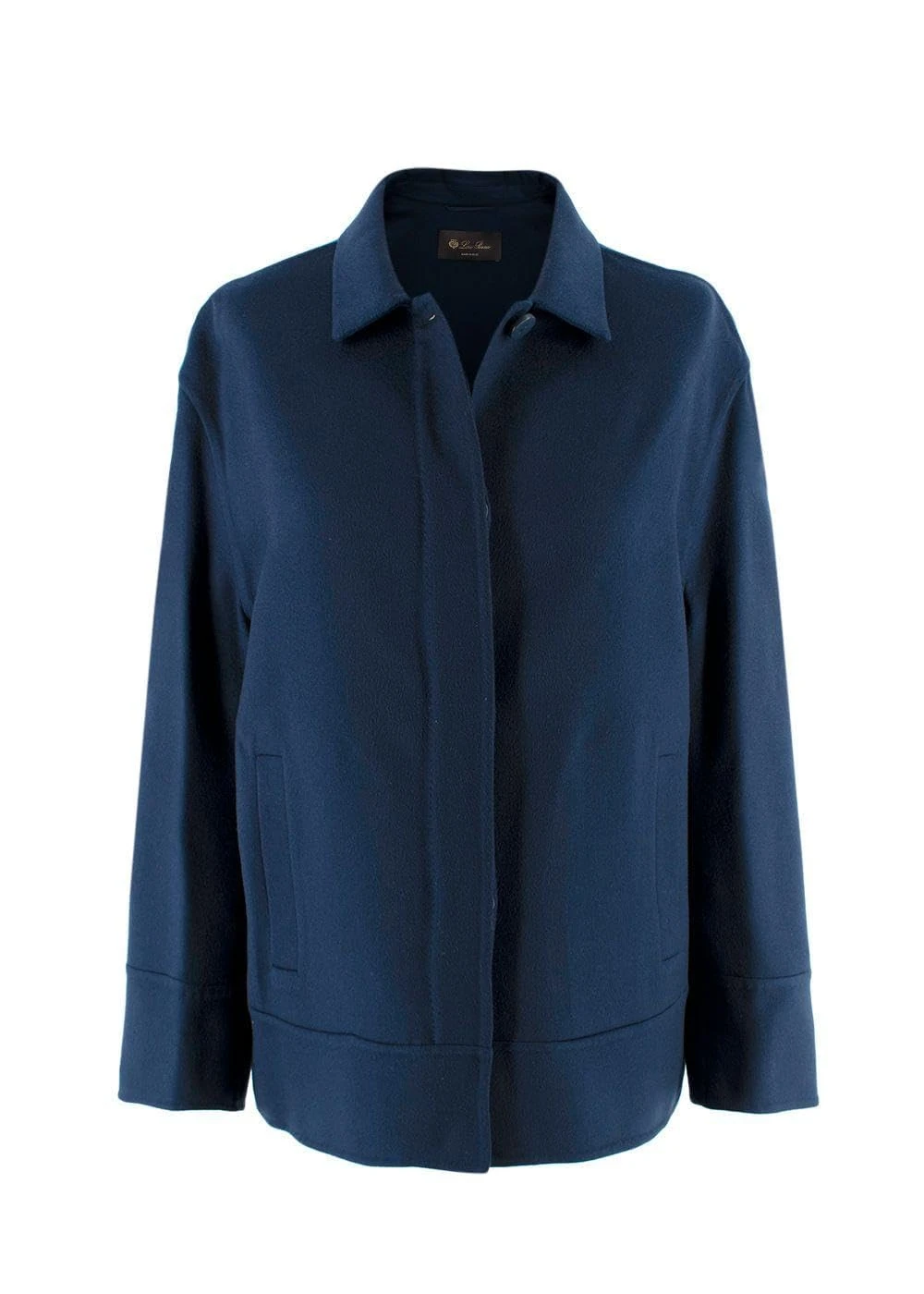 Loro Piana Pre-loved Navy Cashmere Sweater Jacket