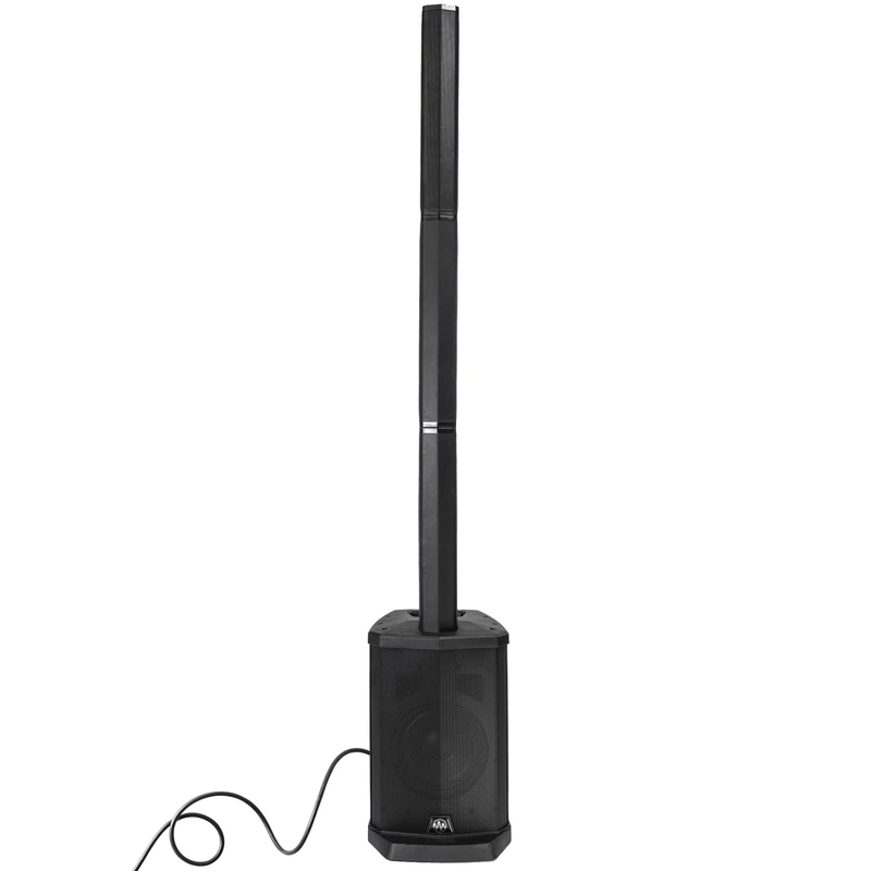 Gemini Sound WPX-2000 Active Column Line Array Speaker 1200W Peak Power Portable PA, Bluetooth, TWS Link, Adjustable Reverb, High-Fidelity Neodymium Drivers for DJs, Parties, Live Performances