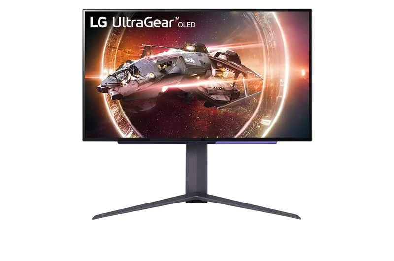 LG 27GS95QE-B.AEU - OLED Monitor, 27-inch, 2560 x 1440, 16:9, 12000000:1, 0.03ms, 240Hz, G-Sync, FreeSync Premium Pro, Optimal Curvature, Ideal Aspect Ratio, MLA+ Technology, Black