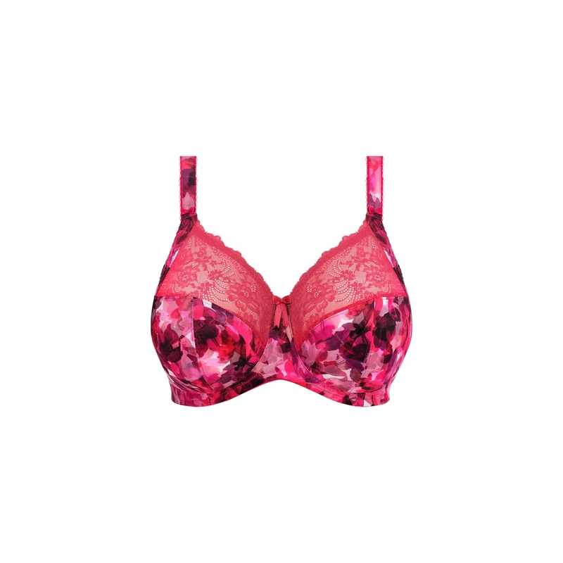 Elomi Women's Morgan Banded Comfort & Support. Three-Section Cup, Side Frame, Stretch Lace. Dd+ Bras, Berry Crush, 32J US