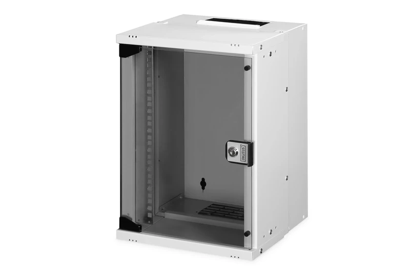 DIGITUS Soho Pro Series Network Cabinet 10 Inch - 9 U - Wall Mounting - Unmounted - H x W x D 457 x 316 x 298 mm - Load Capacity 30 kg - Usable Depth 254 mm - IP20 Protection Class - Soho Pro Series -