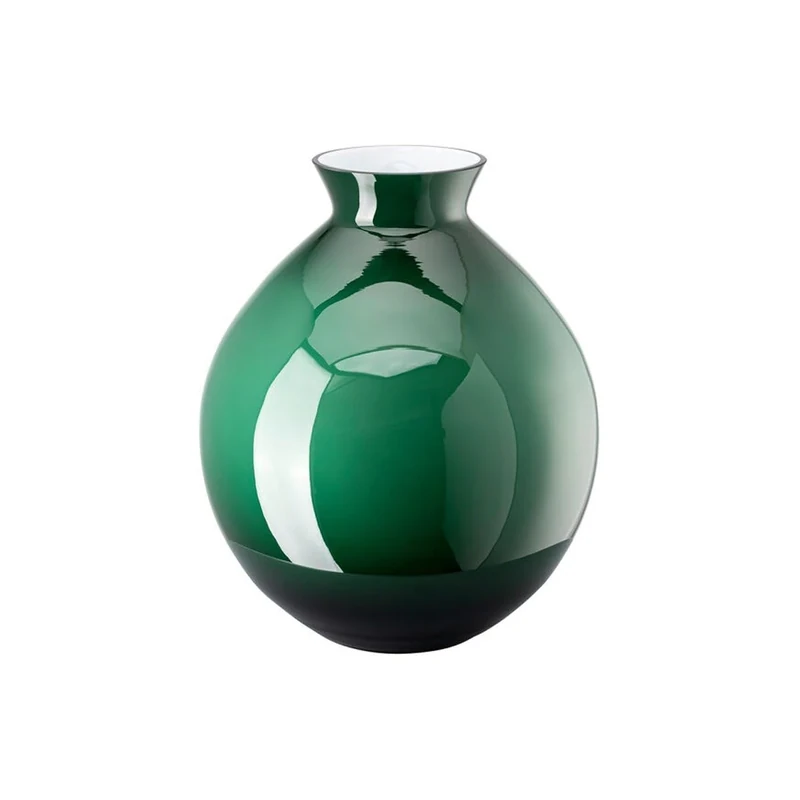 Rosenthal Silvana Green Glass Vase 33 cm