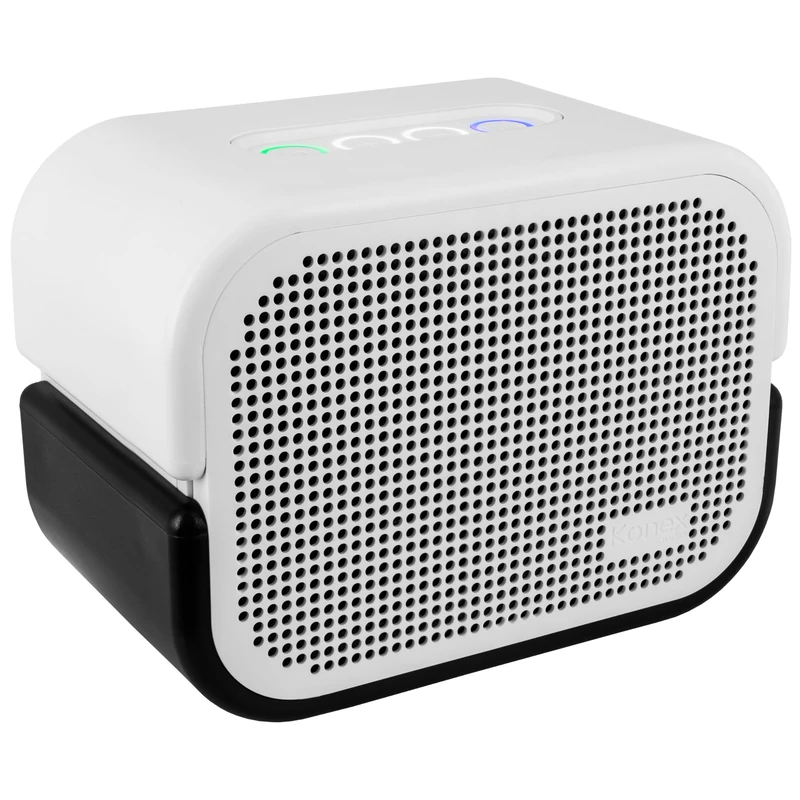 Konex Audio K-Five 2-Way Portable Amplified Bluetooth Speaker - White - Elegant Design, Bluetooth 5.1 - AUX Input - USB Rechargeable Battery, Quality and Sound Power.