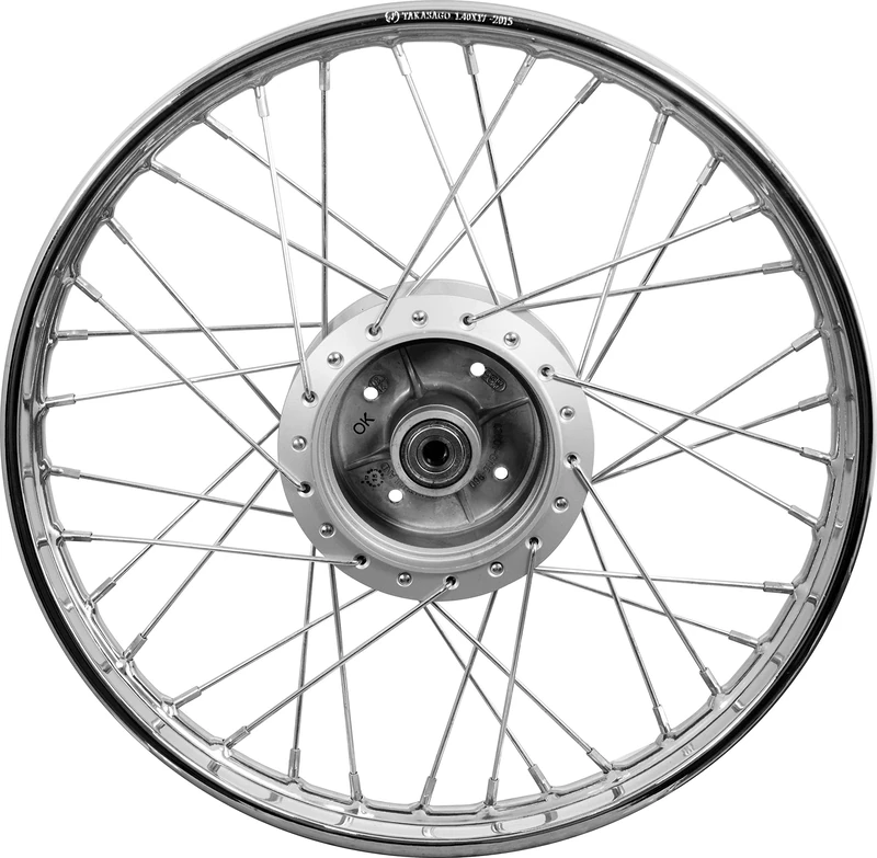 Motorcycle rear wheel compatible with/replacment for C90 Cub 1993, 1994, 1995, 1996, 1997, 1998, 1999, 2000, 2001, 2002, 2003 using 210304 Shoes (Rim 1.40 x 17)
