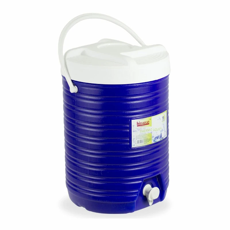 Hidalgo Flask with Dispenser Cap Blue 9 L