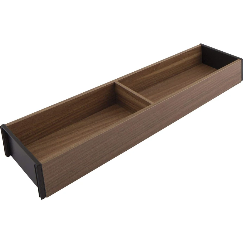 BLUM Ambia-Line Drawer Frame with Base Narrow 100 mm, NL450 mm, Tennessee Nut