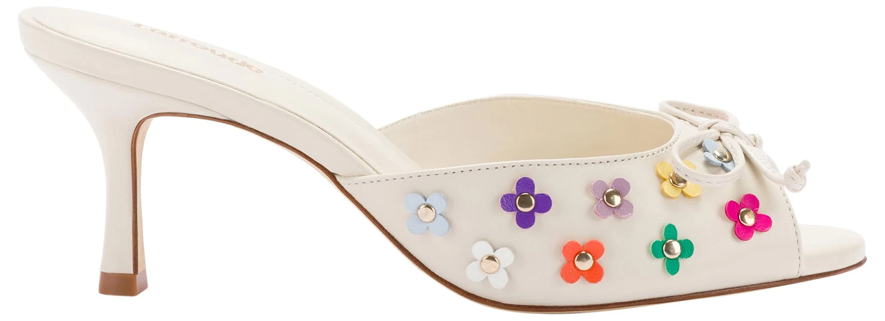 Larroudé, Jasmine Mule, 7.0, Ivory