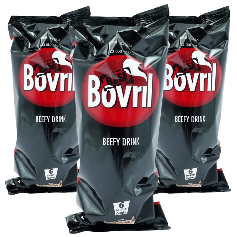 Bovril Bundle of 3 x Bovril Beef Flavoured instant in-cup Drink 9 Pack (27 in-cup drinks)