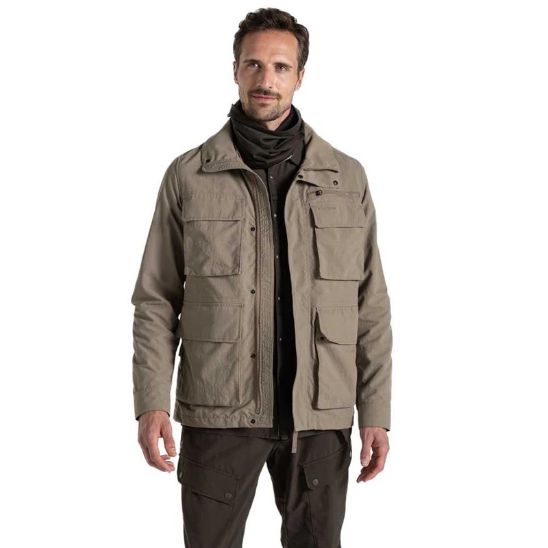Craghoppers Mens Adventure IV NosiLife Jacket (XXL) (Pebble)