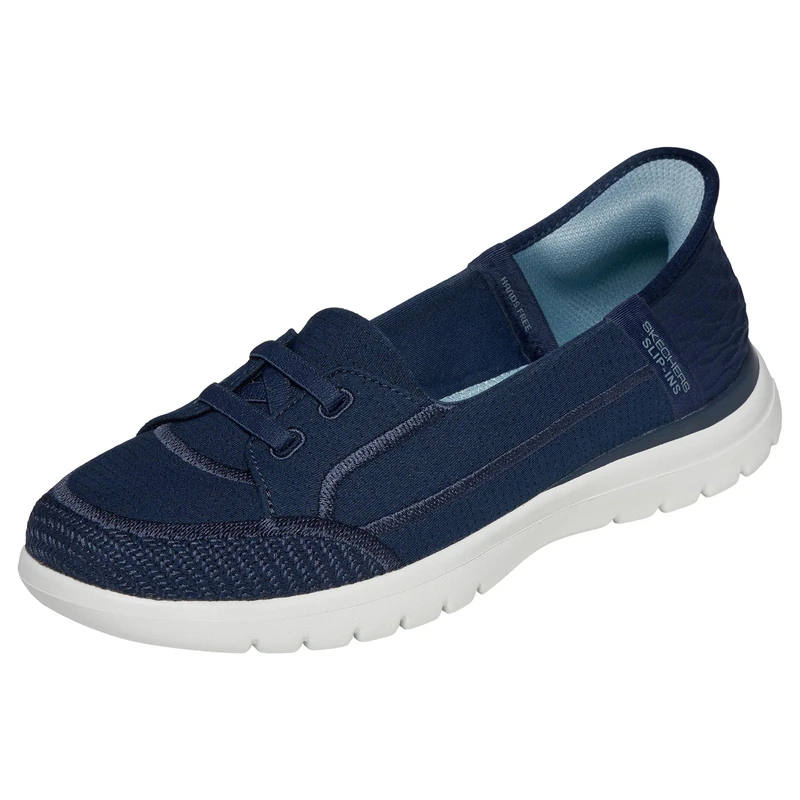 Skechers On The Go Women's Flex Loafers, Navy Grey, 39.5 EU