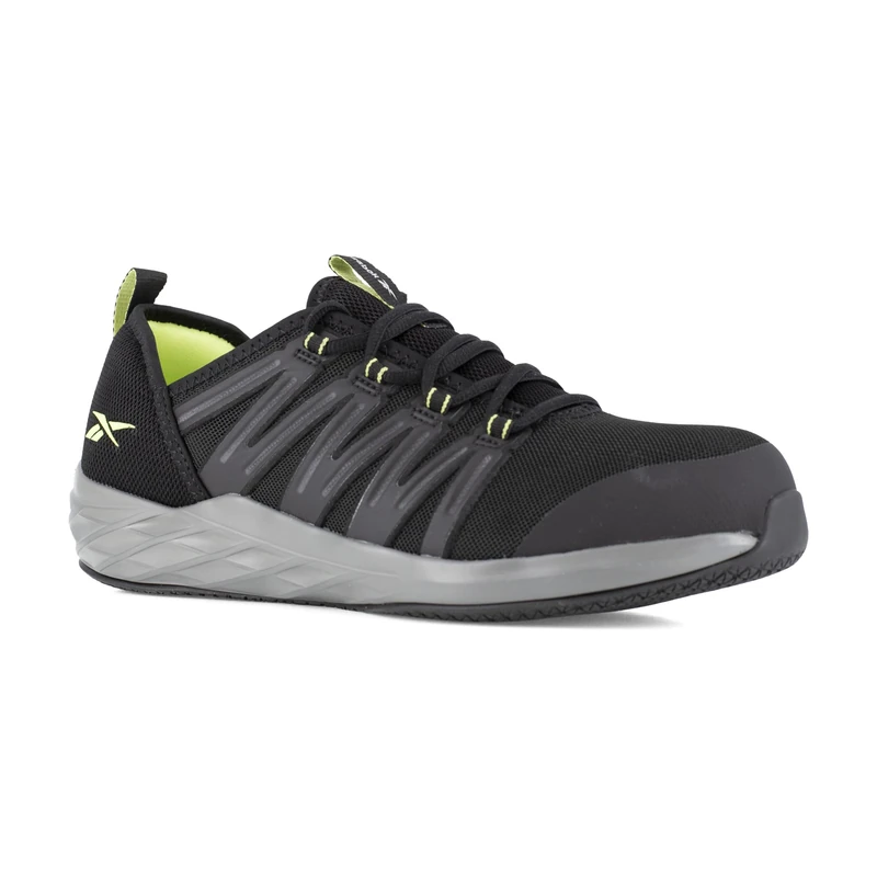 Reebok Work Men's Astroride Safety Black Composite Toe, 4 UK Wide