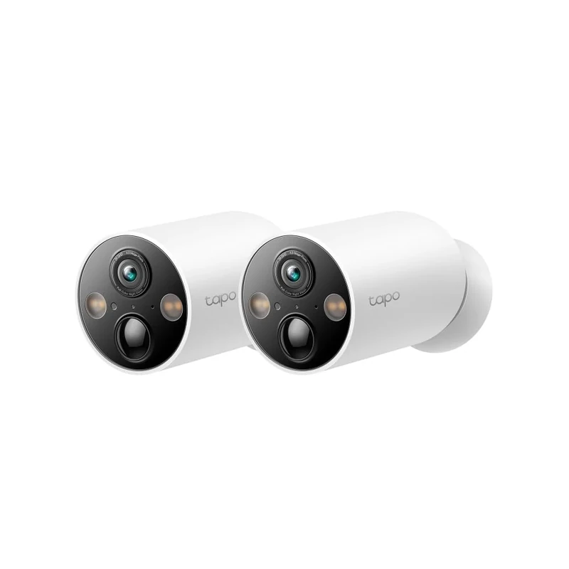 Tapo C425 2K 4MP Wireless External WiFi Camera with Magnetic Base, 300Di Battery, Motion Detection Alarm, IP66, Two-Way Audio, Color Night Vision, No Hub Required 2pcs