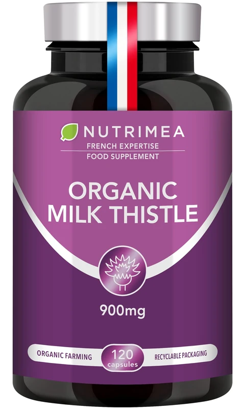 Laboratoires Nutrimea Organic Milk Thistle - 120 Vegan Capsules