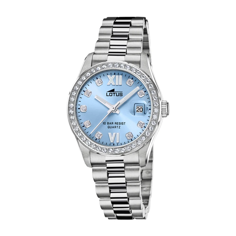 Lotus Ladies Stainless Steel Watch with Bracelet and Zirconia Sets 18933/5