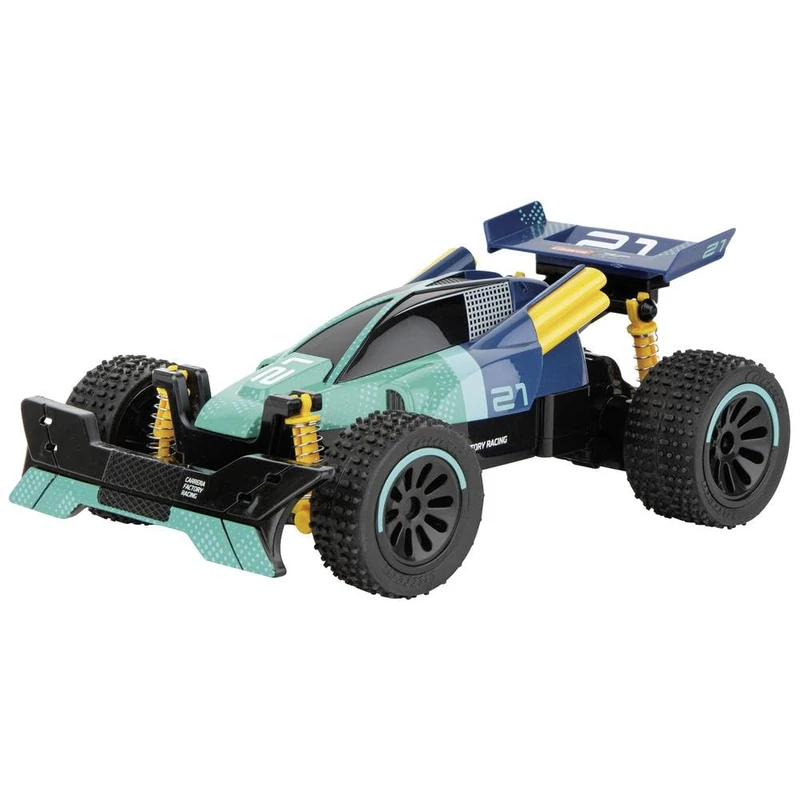 Carrera RC 370201070-2,4GHz Factory Racing #21 RC Car - With Precise 2.4GHz Control - 1:20 Scale - With Full Suspension Front and Rear - Up to 12 km/h - 25.7cm In Length
