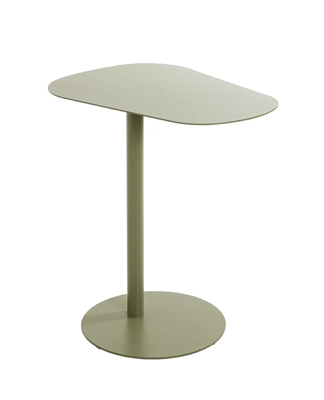 HAKU Möbel End Table reed green, Metal - Dim.: W 53 x H 60 x D 38 cm, Style: Modern