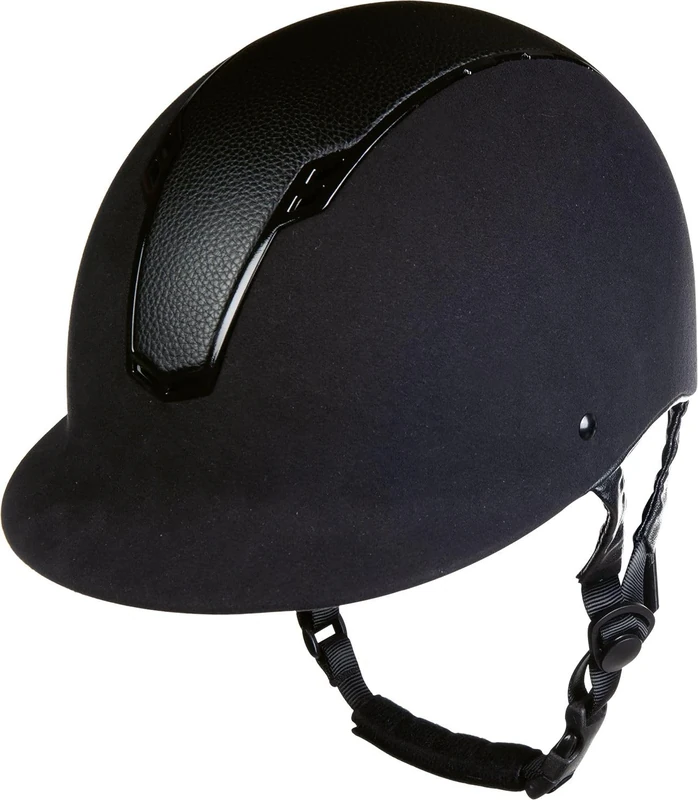 HKM Women's Wien Style Riding Helmet, Black/Black, 51-55 cm