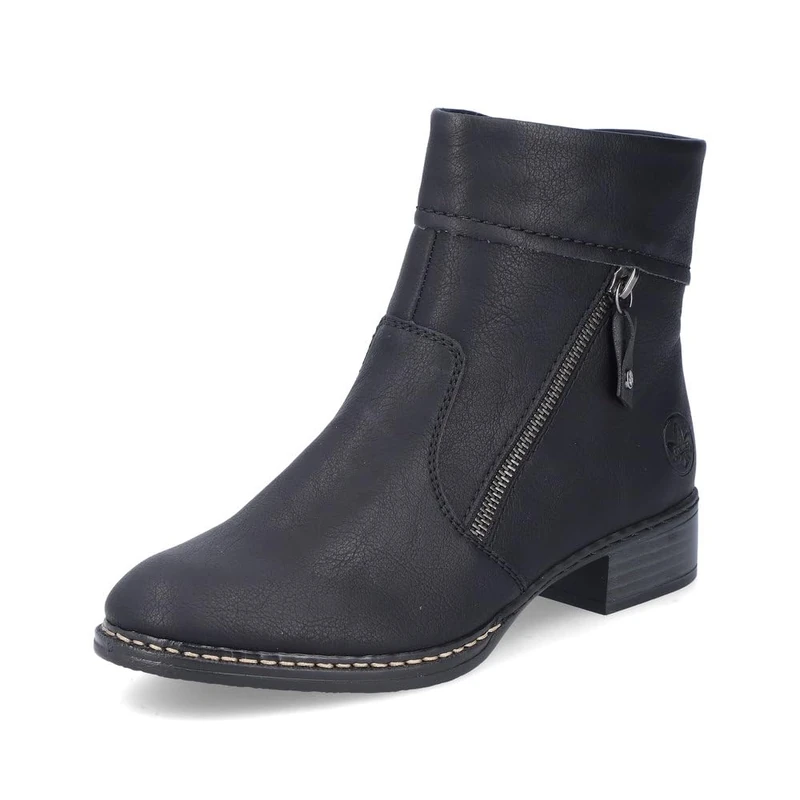 Rieker Women's Ankle Boots 73460, Women's Ankle Boots, Black 00, 6.5 UK