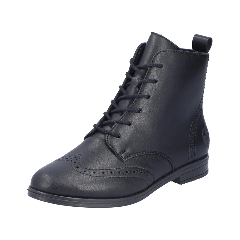 Rieker Women's 46231 Lace-Up Boots, black, 4 UK - Image 1