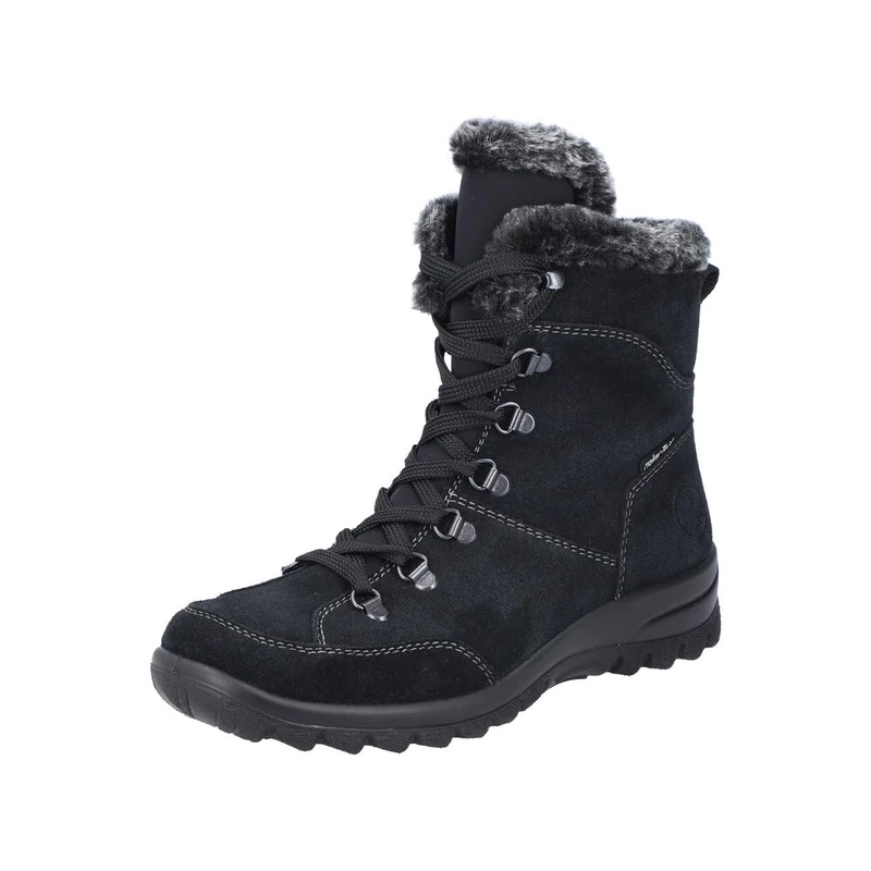 Rieker Women's L7145 Lace-up Boots (Black, UK Footwear Size System, Adult, Women, Numeric, Medium, 5)