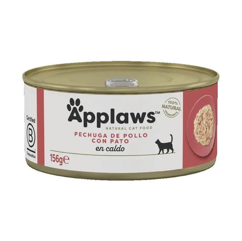 APPLAWS Cat Can Chicken And Duck 24X156GR