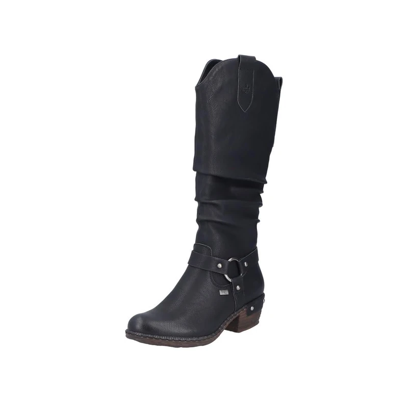 Rieker Women's 93670 High Boots, Black 00, 8 UK