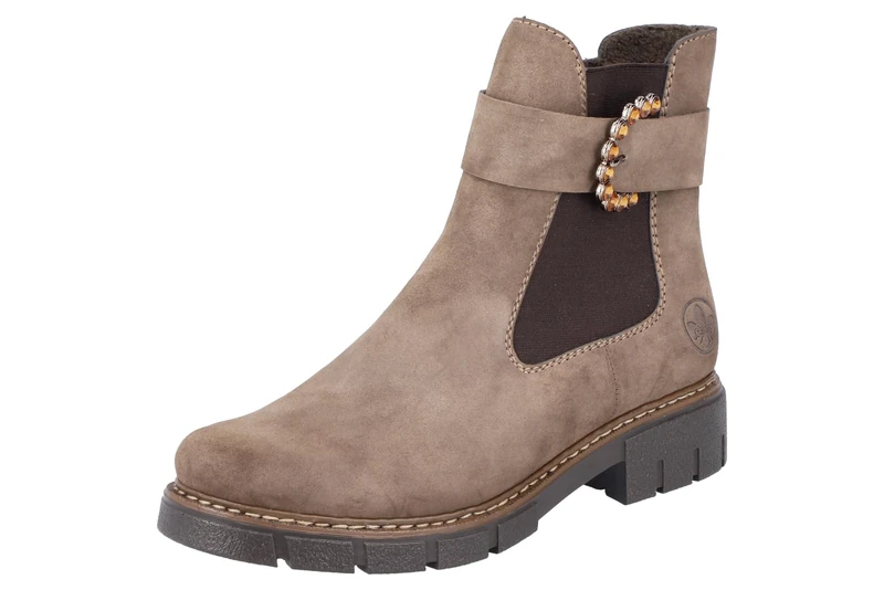 Rieker Ladies Z3564 Chelsea Boots, Brown 25, 4 UK