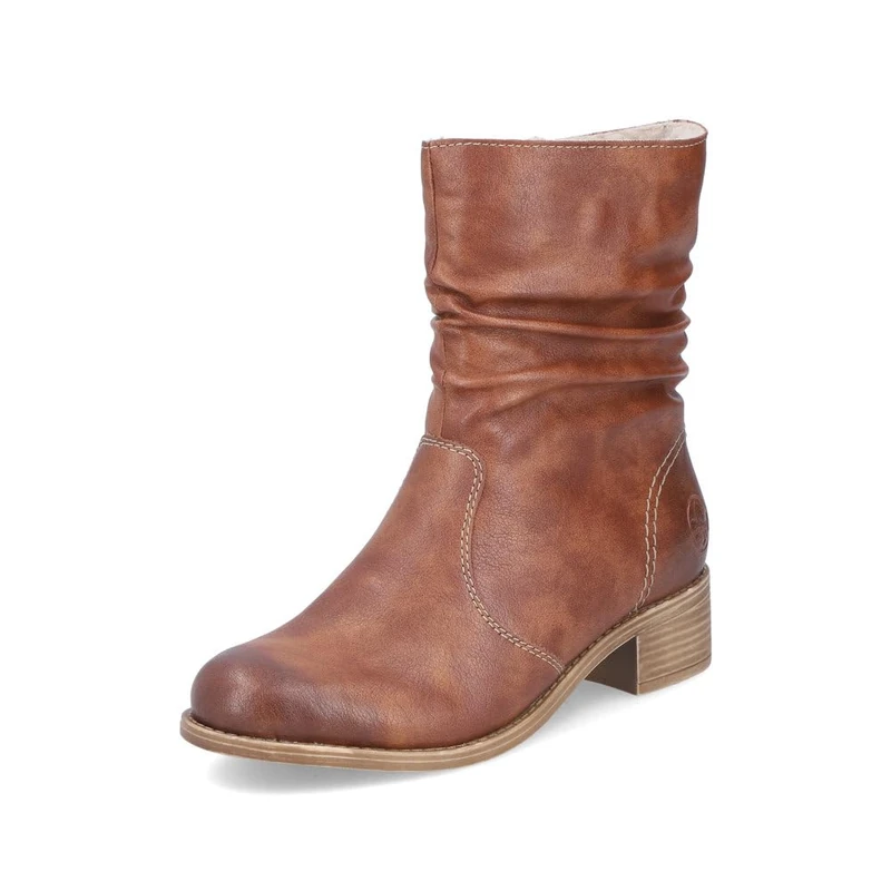 Rieker Women's Classic Ankle Boots 76581, Women's Ankle Boots, Brown 24, 3.5 UK