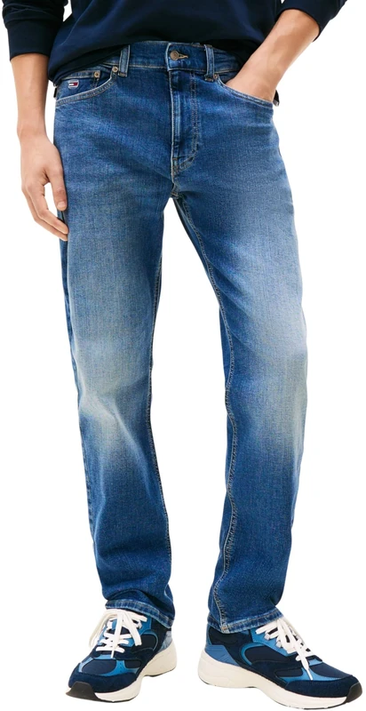 Tommy Jeans Mens Ryan Slim Dh0235 Dm0dm21054 Straight, Denim (Denim Medium), 36W / 30L UK