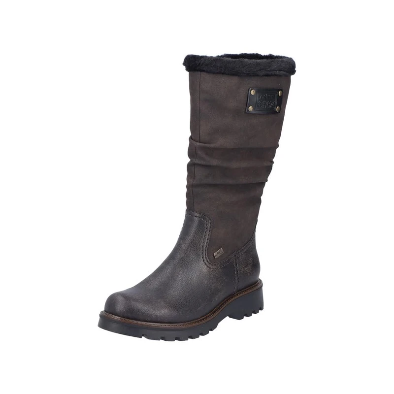 Rieker Women's 73291 Half Length Boots, Green, 8 UK