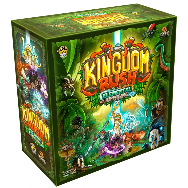 Lucky Duck Games | Kingdom Rush: Elemental Uprising | Board Game | Ages 14+ | 1-4 Players | 45-90 Minutes Playing Time